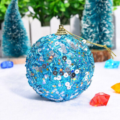 

Gobestart Christmas Rhinestone Glitter Baubles Balls Xmas Tree Ornament Decoration 8CM