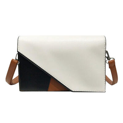 

Hit Color Shoulder Messenger Handbags Leather Women Flap Crossbody Bags