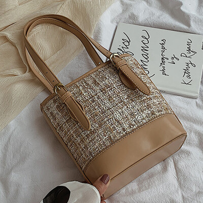 

Nizi handbag woman 2019 summer new Xiaoxiangfeng chain texture grid single shoulder oblique span bag