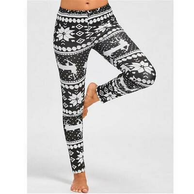 

Fashion Christmas Xmas Family Matching Mom Girls Leggings Mom Kids Sleepwear Hot