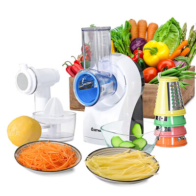 

3-in-1 Electric Food Processor Juicer Frozen Dessert Maker