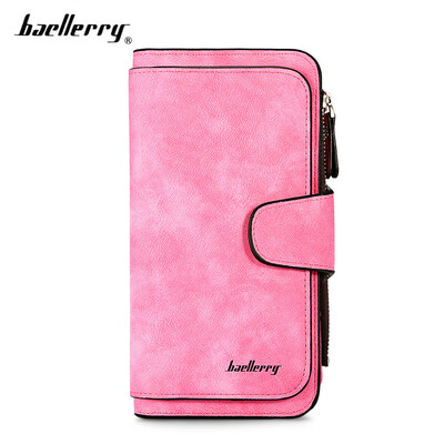 

Baellerry Women Long Wallet PU Leather Clutch Card Holder Large Capacity Purse