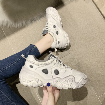 

Old shoes womens new summer wild net red ins tide sports&leisure breathable white shoes a gen