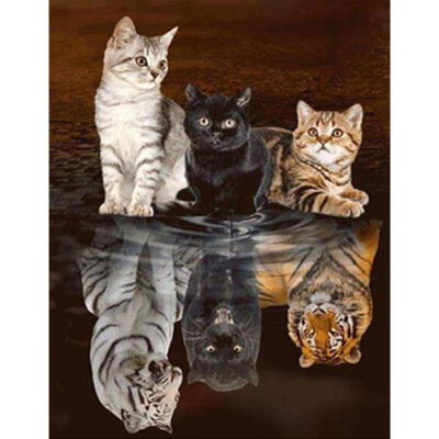 

5D DIY Full Drill Diamond Painting Inverted Animal Cross Stitch Embroidery