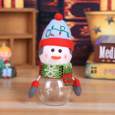 

Portable Lovely Christmas Penguin Candy Jar Lastics Transparent Gift Box Christmas Supplies Childrens Gifts Decoration