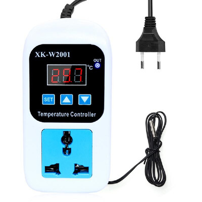 

LED Thermometer Temperature Controller Digital Thermostat Switch With Probe for Reptiles Brewing Seedling Aquarium pet breeding I