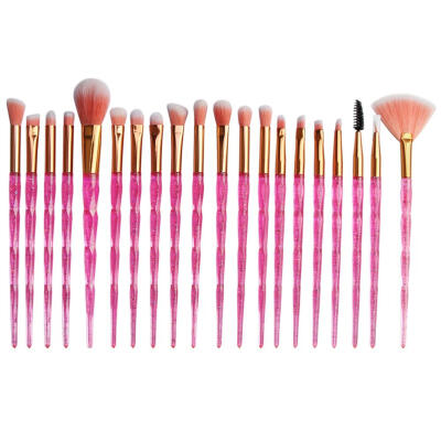 

20pcs Makeup Foundation Brush Eyebrow Blush Cosmetic Eye Shadow Applicator