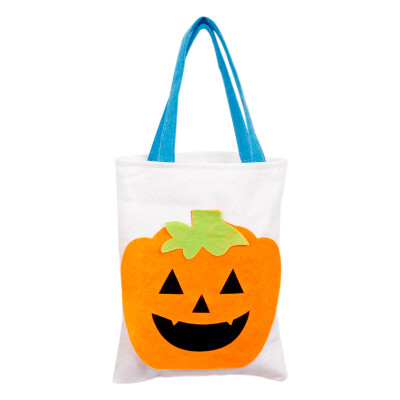 

〖Follure〗Pumpkin Lantern Canvas Tote Bag Women Large Shopper Carry Pouch Halloween Gifts