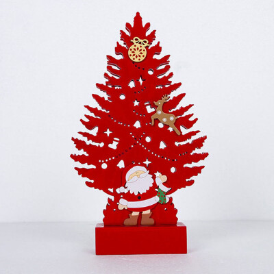 

Holiday Cartoon Santa Claus Ornament Christmas Tree Light Creative Home Decors