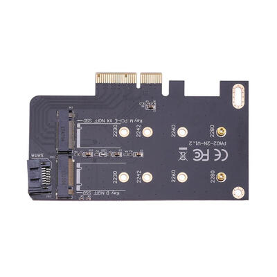 

2 Slots Adapter Card of  key PCI-EX4&B key for M2 NGFF SSD