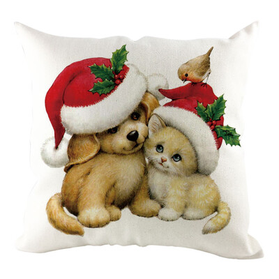 

〖Follure〗Christmas Pillow Cover Pillowcases Decorative Sofa Cushion Cover Home Decoration