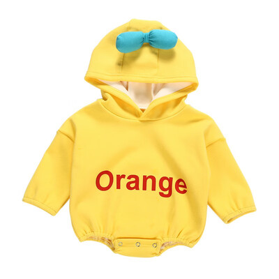 

Spring Baby Rompers Plus Velvet Warm Hooded Jumpsuits For Baby Girls Clothes 2019 New Year Baby Boy Girl Rompers