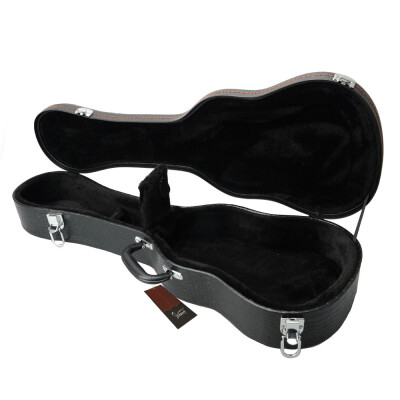 

Glarry 26" Tenor Ukulele Hard Case Leather Black