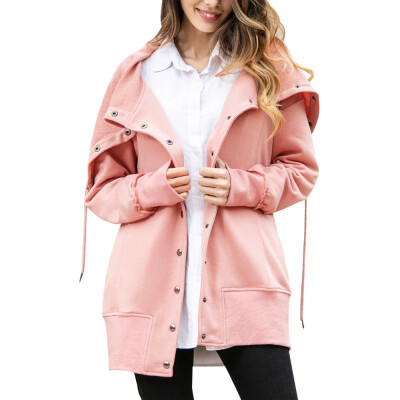 

Women Casual Wild Jacket Solid Color Long Sleeve Slim Round Collar Versatile Coat