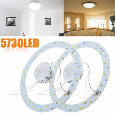 

12W 15W 18W 5730 LED Saving Panel Circle Annular Home Ceiling Light Pure White