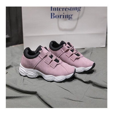 

2018 spring sports shoes female Korean version of Harajuku style new social womens shoes wild student casual shoes
