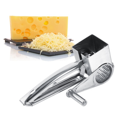 

Multifunctional Kitchen Craft Rotary Stainless Steel Cheese Grater 1 Drums Slice Shred ToolKitchen Craft Rotary Grater