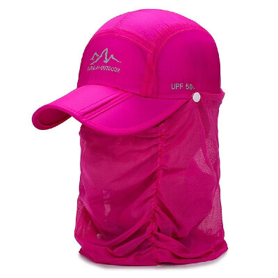 

Outdoor UV Protection Folding Sun Hat Fishing Hiking Sun Cap with Face Neck Flap Cover