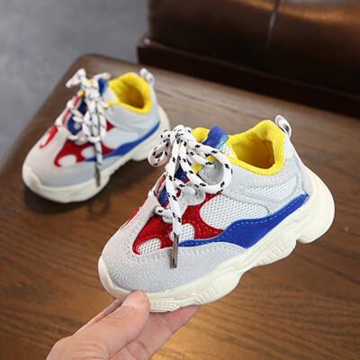 

Fashion Autumn Baby Girl Boy Toddler Shoes Infant Casual Running Shoes Soft Bottom Comfortable Stitching Color Children Sneaker