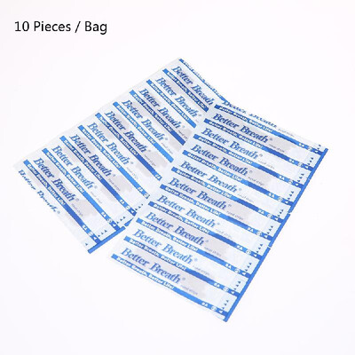

10Pcs Anti-snoring Nasal Strip Better Breath Right Sleep Aid Patch Snore Stopper Right Way Improve Sleeping Health Care
