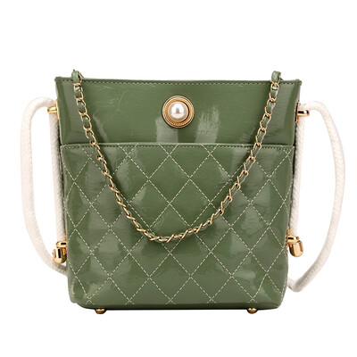 

Ins small ck bag handbag 2019 new texture rhombic chain Messenger bag Sen fashion wild small square bag