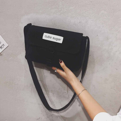 

Tailored Women 2019 Messenger Package Casual Colorful Canvas Bag Hasp Shoulder Bag