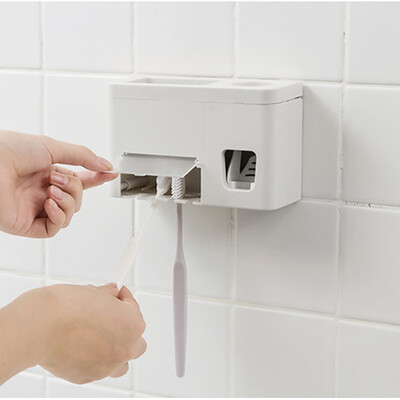 

〖Follure〗Automatic Auto Squeezer Toothpaste Dispenser Hands Free Squeeze Out
