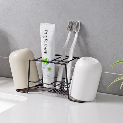 

Gobestart Toothbrush Spinbrush Wall Mount Suction Holder Stand Rack Home Bathroom