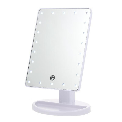 

LED Makeup Mirror Touch Screen Adjustable Brightness with 10X Magnifying Vanity Mirror USBBatteries Use