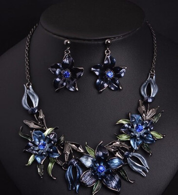 

new nice America brand temperament gem brief paragraph clavicle necklace dinner set female high-grade fashion accessories
