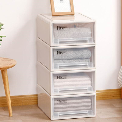 

Jinghuisi create JH0824 drawer storage box M plastic desktop debris drawer office clothing thickening wardrobe storage box clothes toy storage box storage box storage box large