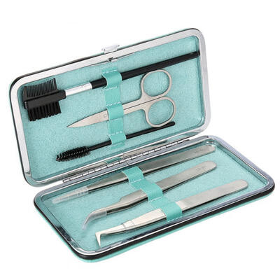 

Greensen 6pcs Set Professional Eyelashes Extension Tool Kit Tweezers Scissors Brushes Makeup Tool