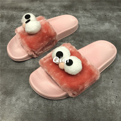 

Cute slippers in 2019 summer female fashion wear Joker Hong Kong students Korean version of sandals female