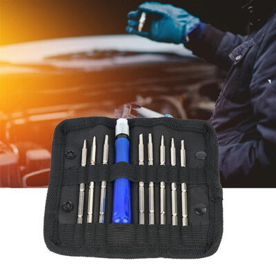 

Greensen Maintenance Tools SlottedCrossStarY Screwdriver&Replaceable Magnetic Bit Set
