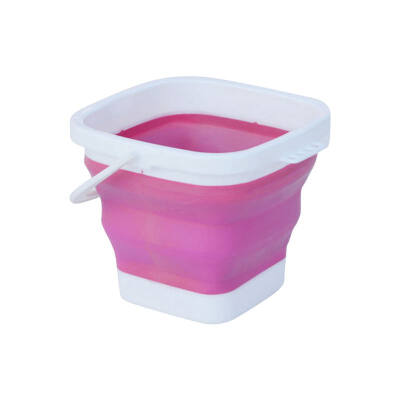 

3L Portable Bucket Silicone Foldable Water Container Outdoor Cleaning Folding Wash Pail for Fishing Camping Car