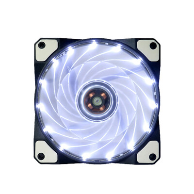 

120mm 12V 3-4Pin 15LED Lighting PC Case Fan Cooler Computer Cooling Fan