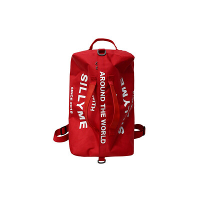 

Portable travel bag male street shoulder slant canvas double shoulder backpack female fitness bag large capacity luggage bag