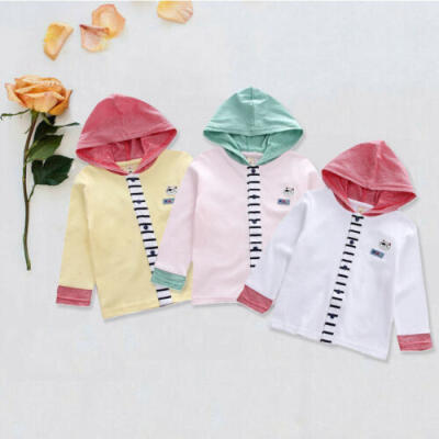 

Toddler Kids Baby Girls Clothes Hooded Tops Coat Tracksuit Outwear Boys Outfits