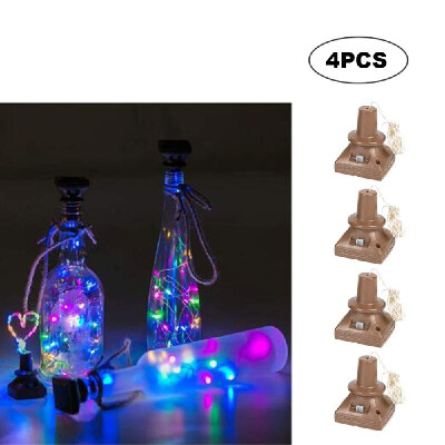 

Square Solar Energy Light 2M20LEDs Wine Bottle Decor Copper Wire Lamp String