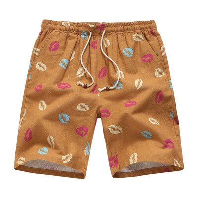 

Gobestart Mens Fashion Printing Splicing Multi-Pocket Overalls Shorts Fashion Pant