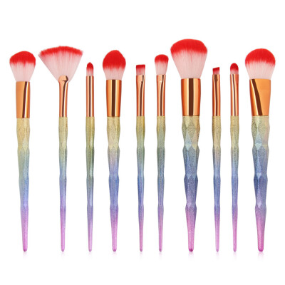 

Toponeto New 10PCS Make Up Foundation Eyebrow Eyeliner Blush Cosmetic Concealer Brushes