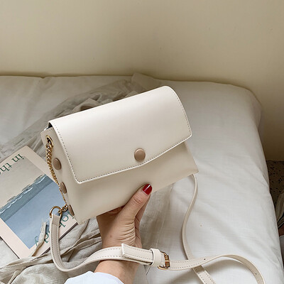 

Qiao Bani 2019 new Korea Dongdaemun fashion retro wind chain flip bag shoulder diagonal diagonal wild handbag