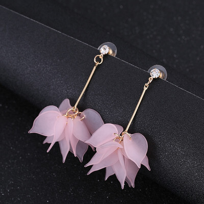 

Petal Tree Leaf Stud Earrings Maple Leaf Earrings Sweet Cute Cute Sprouting Long Girl Heart Stud Earrings