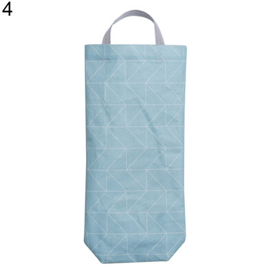 

Fashion Grid Pattern Hanging Kitchen Garbage Storage Packing Pouch Bag