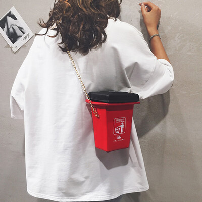 

Chain small bag female new 2019 Korean fashion network red mini bag personality wild box shoulder Messenger bag