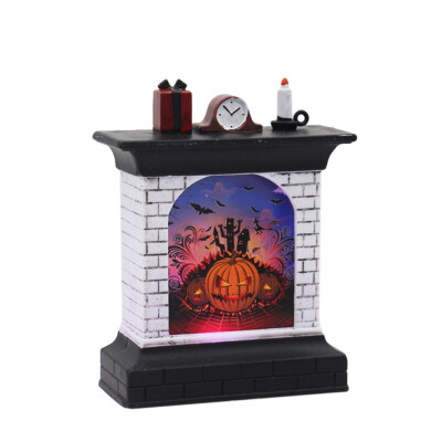 

〖Follure〗New Halloween Creative LED Fireplace Light Bar KTV Desktop Decoration Props