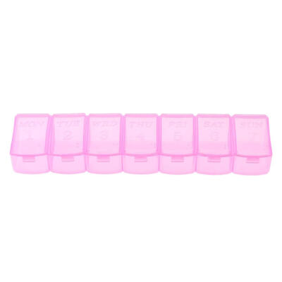 

7 Grids Weekly Pills Storage Box Medicine Candy Holder Household Organizer