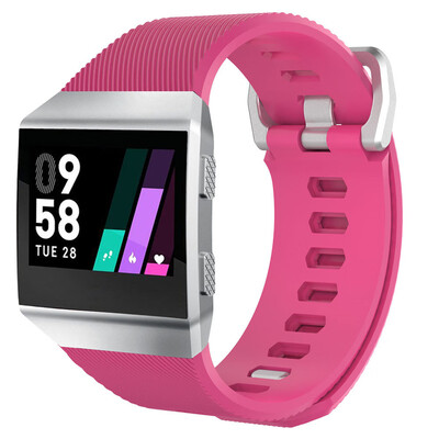 

〖Follure〗Soft Silicone Replacement Sport Strap Watchband For Fitbit Ionic Smart Watch BK