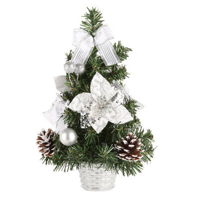 

Gobestart Artificial Tabletop Mini Christmas Tree Decorations Festival Miniature Tree 30cm