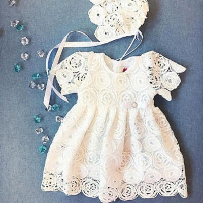 

Summer Newborn Baby Girls Princess Floral Dress Party Pageant Tutu c